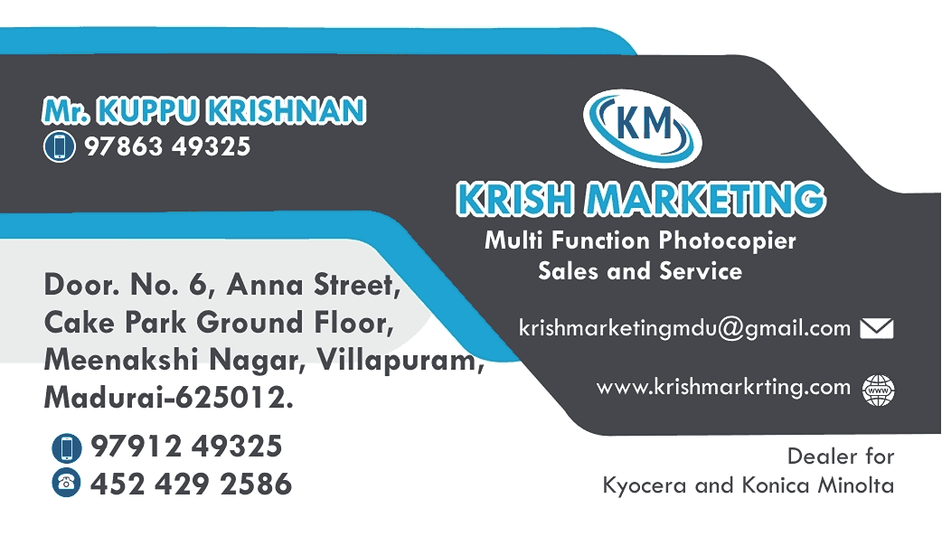 krish marketing Xerox Machine Dealers in Madurai